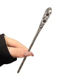 새로운 중국 스타일 기질 나비 진주 곡선 달 술 고대 스타일 머리핀 여성을위한 간단한 액세서리 - 이미지 5