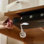 책상 아래 케이블 관리 케이블 트레이 책상 아래 클램프 전원 스트립 코드 홀더 드릴링 없음 견고하고 넓은 소모품 - 이미지 5