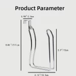 벽 마운트 화장지 홀더 펀칭 없음 티슈 타월 롤 디스펜서 타월 랙 욕실 주방을위한 쉬운 후크 - 이미지 2