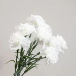 1/3pcs 인공 꽃 실크 카네이션 홈 웨딩 신부 부케 축제 테이블 장식 정원 DIY 선물 파티 상자 Diy 스크랩북 - 이미지 2