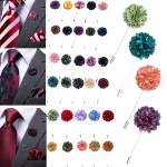 하이-넥타이 공식 로즈 Boutonniere 신랑 들러리 신부 들러리 손목 코사지 단추 구멍 웨딩 액세서리 브로치