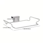 주방 쓰레기 봉투 랙 캐비닛 도어 쓰레기 봉투 홀더 교수형 브래킷이있는 스테인레스 스틸 쓰레기 랙 주방 가제트 - 이미지 2