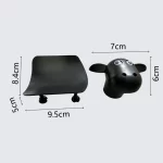 1/2/3 세트 양 모양 화장지 랙 플라스틱 티슈 상자 홈 침실 욕실 세면대 나이트 스탠드 장식 종이 랙 - 이미지 6