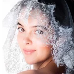 화이트 로맨틱 매력적인 전체 레이스 신부 베일 2024 새로운 대성당 웨딩 액세서리 mariage 베일 맞춤 제작 베일 - 이미지 5