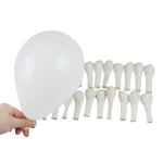 40Pcs 누드 크림 화이트 중립 풍선 Boho 생일 베이비 샤워 웨딩 파티 장식에 대 한 크롬 금속 라텍스 샴페인 풍선 - 이미지 4