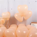 레드 마카롱 하트 모양 라텍스 풍선, 생일 파티 장식, 웨딩 장식, 어린이 샤워 글로보, 10 인치, 20 개 - 이미지 2