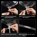 10-50pcs 풍선 스틱 및 컵, 15/30 인치 투명 풍선 홀더 스틱 Bobo 풍선, 웨딩 생일 파티 용품 스탠드 - 이미지 4