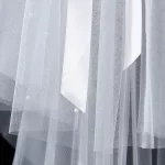 신부 베일 웨딩 베일 짧은 웨딩 베일 진주 꽃 신부 베일 웨딩 헤어 액세서리 - 이미지 3