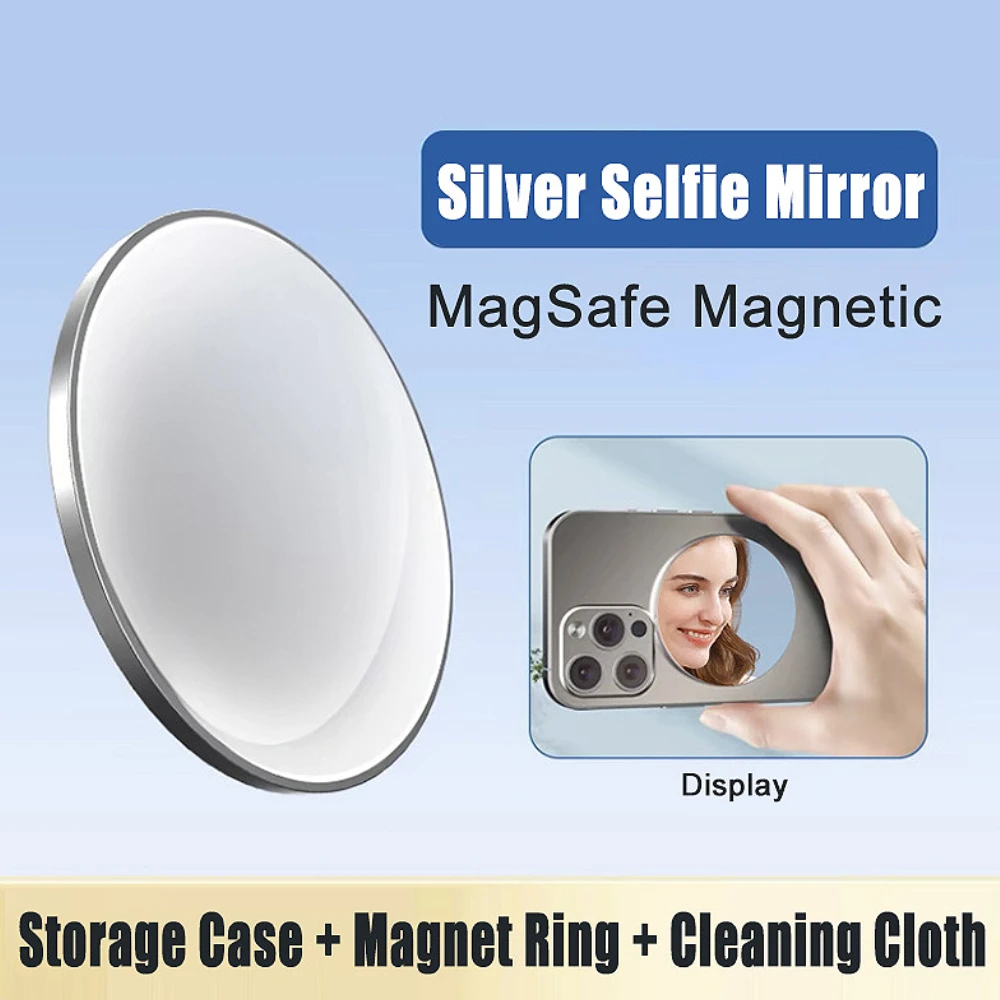 MagSafe 자기 전화 후면 셀카 Vlog 미러 HD 사진 지원 카메라 볼록 거울 아이폰 삼성 사진 액세서리