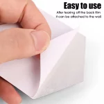 24/6PCS DIY 3D 거울 벽 스티커 육각형 홈 장식 거울 장식 스티커 아트 벽 침실 장식 자기 접착 스티커 - 이미지 5