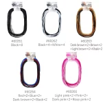 8PCS 캔디 컬러 여성 남성 요가 헤어 밴드 0.5CM 스포츠 머리띠 소녀 미끄럼 방지 축구 러닝 피트니스 헤어 액세서리 세트 - 이미지 3