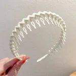 세안용 헤어 밴드 여름 여성용 헤어 번들 여름 머리핀 - 이미지 4