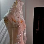 빛나는 다이아몬드 스팽글 대성당, 폭 3 미터 베일, 신부 웨딩 액세서리, 머리 빗 포함, 럭셔리 베일, 맞춤형 베일 - 이미지 3