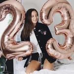 16/32/40 인치 디지털 호일 풍선 로즈 골드 실버 그라디언트 번호 0-9 생일 파티 웨딩 장식 베이비 샤워 글로브 - 이미지 6