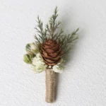 Boutonnieres 웨딩 신랑 브로치, 웨딩 신부 들러리 꽃, 생일 케이크, 테이블 장식, 단추 구멍, 신제품 - 이미지 2