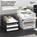 금속 쌓을 수 있는 종이 트레이, 금속 메쉬 데스크탑 주최자, 종이 분류기, 편지 트레이, 사무실용 파일 문서 보관 랙