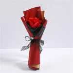 비누 장미 꽃다발 발렌타인 데이 선물, 친구 웨딩 부케, 집 장식, 장미 꽃 부케, 손 웨딩 파티 선물 - 이미지 6