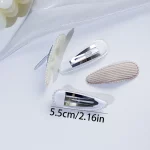 10 개/몫 패브릭 격자 무늬 신선한 인쇄 면화 합금 헤어 클립 어린이 BB 머리핀 소녀 Hairgripe 모자를 쓰고 있죠 어린이 헤어 액세서리 - 이미지 6