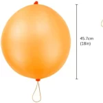 고무 밴드와 10Pcs 펀치 풍선 18inch 두꺼운 재미 Ballon 생일 파티 베이비 샤워 키즈 일일 게임 웨딩 장식 - 이미지 6