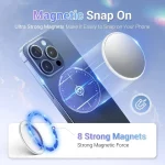 MagSafe 자기 전화 후면 셀카 Vlog 미러 HD 사진 지원 카메라 볼록 거울 아이폰 삼성 사진 액세서리 - 이미지 4