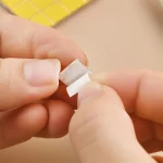 3D 자체 접착 리얼 유리 공예 미니 사각형 거울 모자이크 타일 스티커, 욕실 DIY 수제 공예, 홈 데코 만들기 - 이미지 4