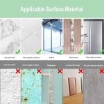 2/4PCS 3D 거울 벽 스티커 2mm 두꺼운 유연한 DIY 아크릴 거울 스티커 접착제 거실 홈 장식 욕실 - 이미지 6