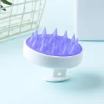 깨끗한 관리 모발 뿌리 가려움증 두피 마사지 빗 샤워 브러시 목욕 스파 비듬 방지 헤드 마사지를 세척하는 실리콘 헤드 바디 - 이미지 6