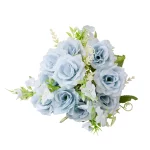 인공 꽃 어머니의 날 발렌타인 데이 선물 웨딩 부케 휴일 장식 가짜 꽃 홈 인테리어 - 이미지 3