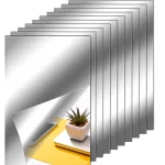 10/20pcs 15/20cm 3D 자기 접착 거울 벽 스티커 2mm 두꺼운 유연한 DIY 아트 아크릴 스티커 거실 장식 - 이미지 2