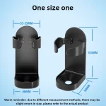 자체 접착식 욕실 정리함 랙 남성용 손질 도구용 벽걸이형 면도기 및 칫솔 홀더 - 드릴 후크 선반 없음 - 이미지 6