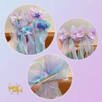 1/2PCS 인어 머리 장식, 어린이 공주 활, 머리핀, 소녀의 부동 원사, 땋은 머리 클립 인어 처녀 헤어 액세서리 - 이미지 4