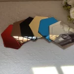 육각형 아크릴 3D 거울 벽 스티커, DIY 자체 접착 거울 장식 스티커, 아트 벽 장식, 대형 6 개, 12 개 - 이미지 5