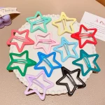 여자를위한 어린이 머리핀 세트에 대 한 3PCS 스타 헤어 클립 어린이 유아 머리핀 FJBJ04 - 이미지 3