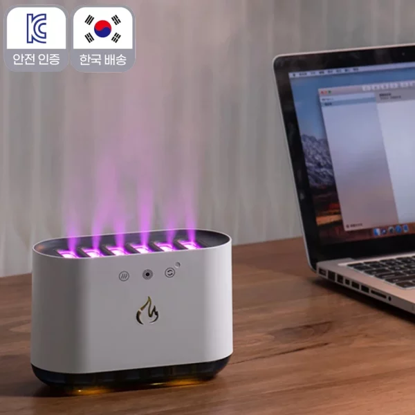 불멍 멜로디 가습기 900ml 대용량 분리형 간편 세척 6개 가습구 풍부한 가습량 6시간 연속사용